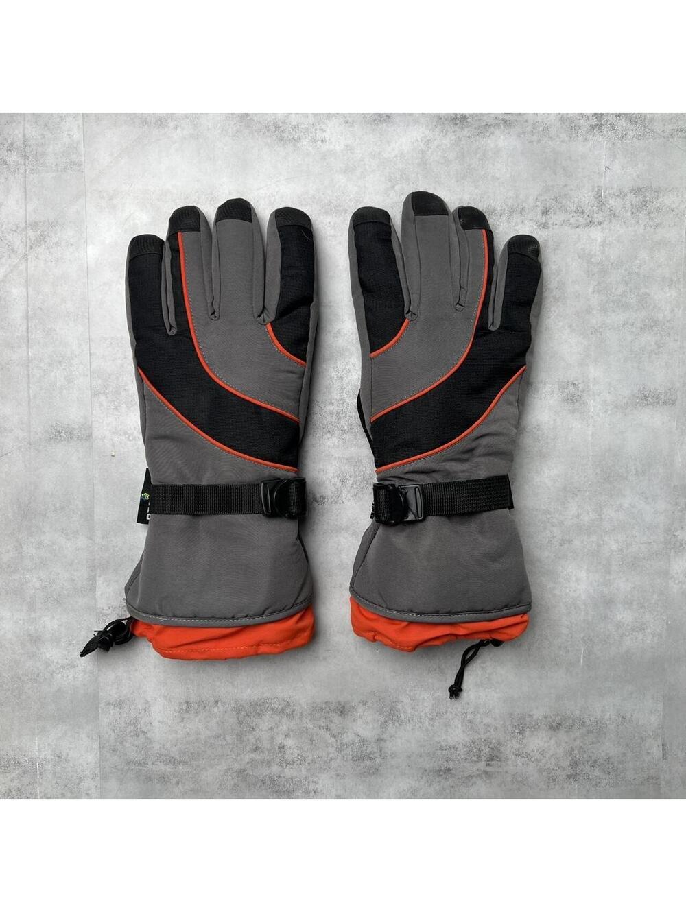 Y2K Grey Thinsulate Ski Snow Gloves